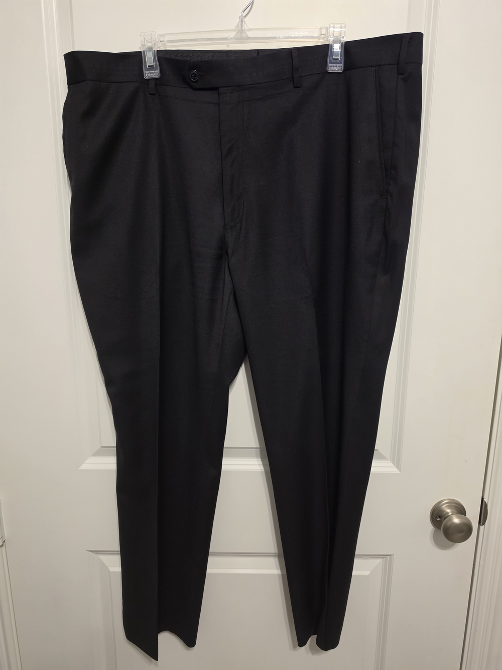 Roundtree & Yorke Men's Black Dress Trousers